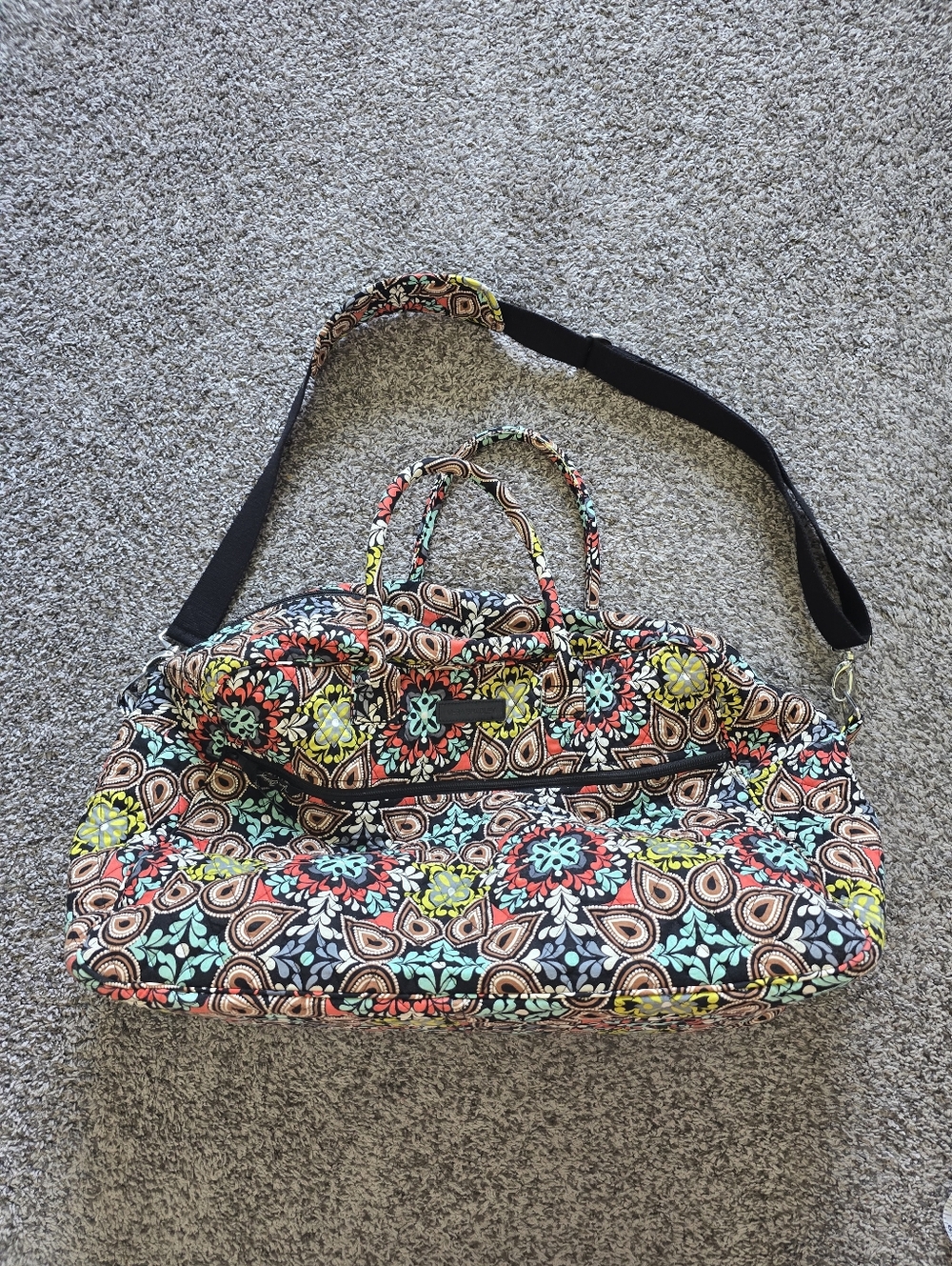 Vera Bradley Large Travel Duffel Bag Sierra